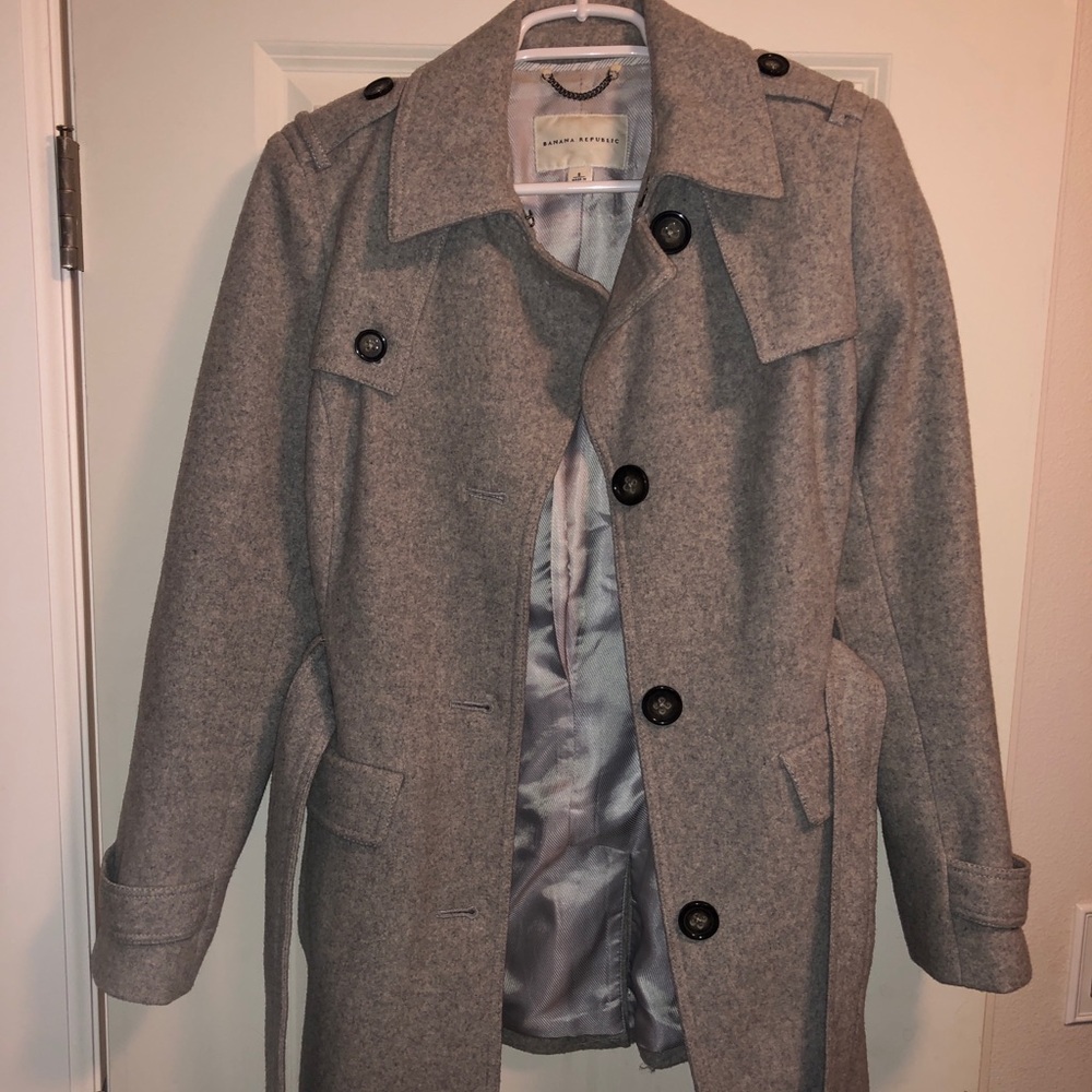Banana republic pea coat size small